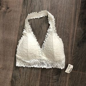 NWT Lace Halter Bralette